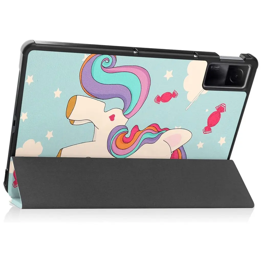 Чехол HardPrinted с рисунком для Xiaomi Redmi Pad SE 11 Единорожка - фото 4