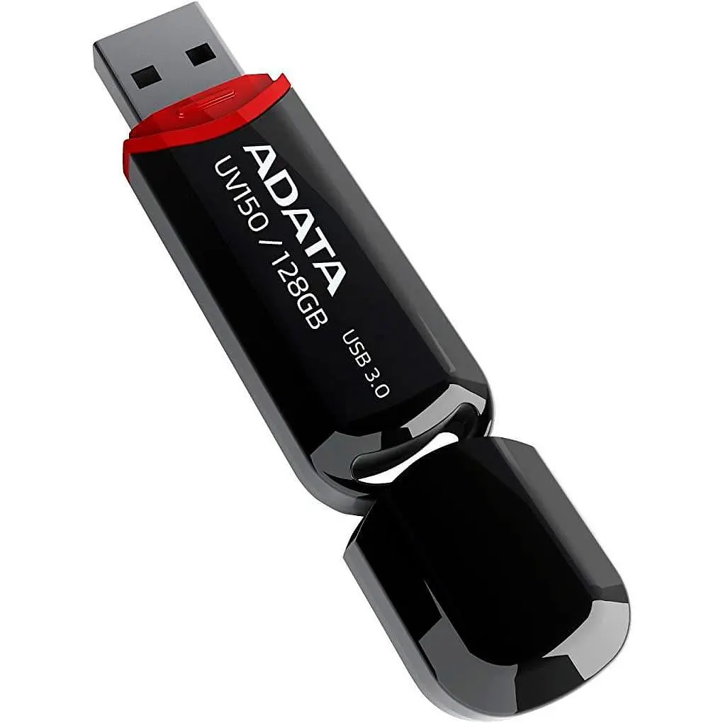 Флеш-накопичувач Adata Flash 128Gb USB 3.2 UV 150 Black (AUV150-128G-RBK) - фото 2