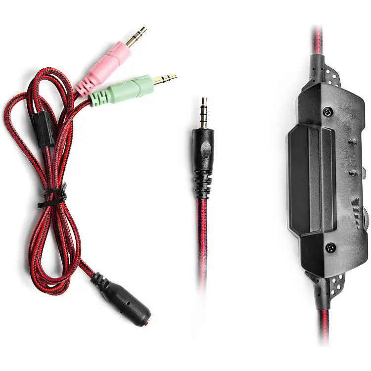 Ігрові навушники REAL-EL GDX-7600 Black/Red (EL124100028) [112558] - фото 7