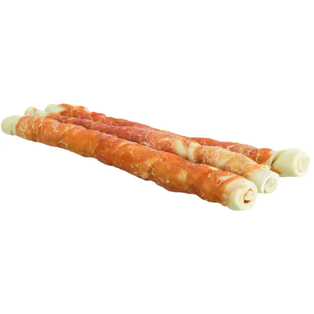 Ласощі для собак Trixie Палочка для чистки зубів з куркою Denta Fun 28 см 250 г (3 шт.) - фото 2