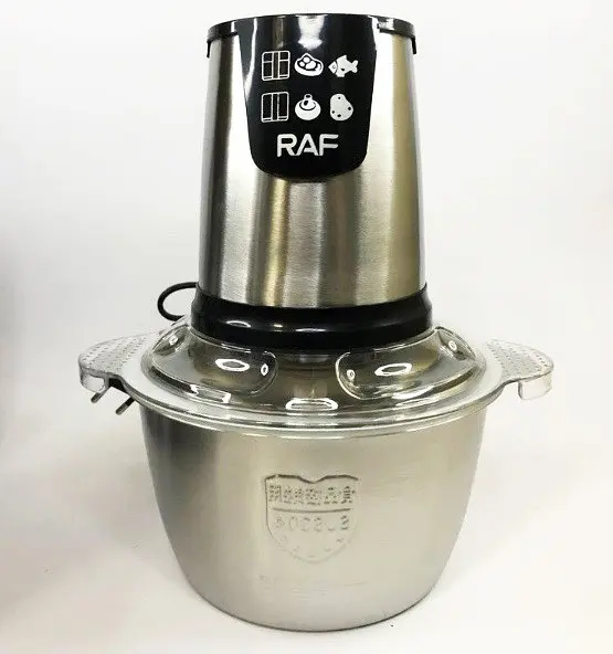 Универсальный кухонный измельчитель RAF R7009G мясорубка чоппер 1000 Вт 2л - фото 2