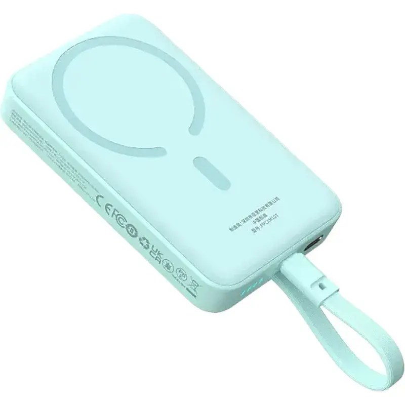 Універсальна мобільна батарея Baseus Magnetic Mini 10000mAh, 30W Blue (P1002210B333-00) - фото 6