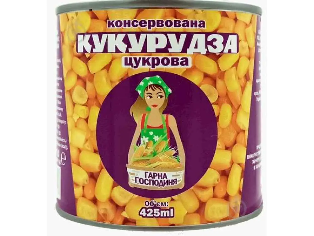 Кукурудза Гарнагосподиня 425г ж/б