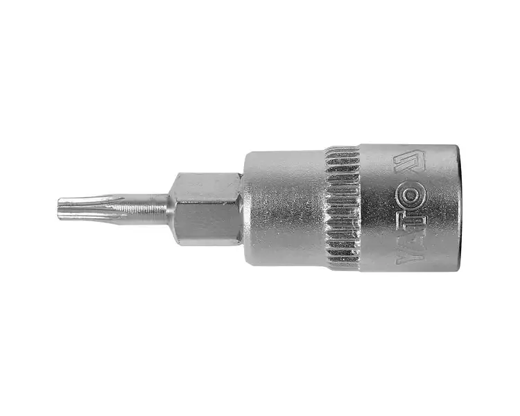Головка торцева Yato квадрат 1/4" TORX Т8 L= 37 мм (YT-04301) - фото 2