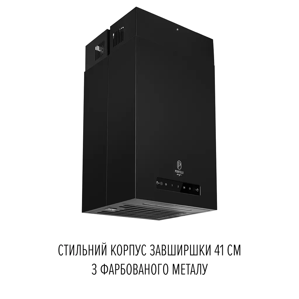 Витяжка острівна PERFELLI DESIGN QUATTRO 41 NERO SILENZIO - фото 2