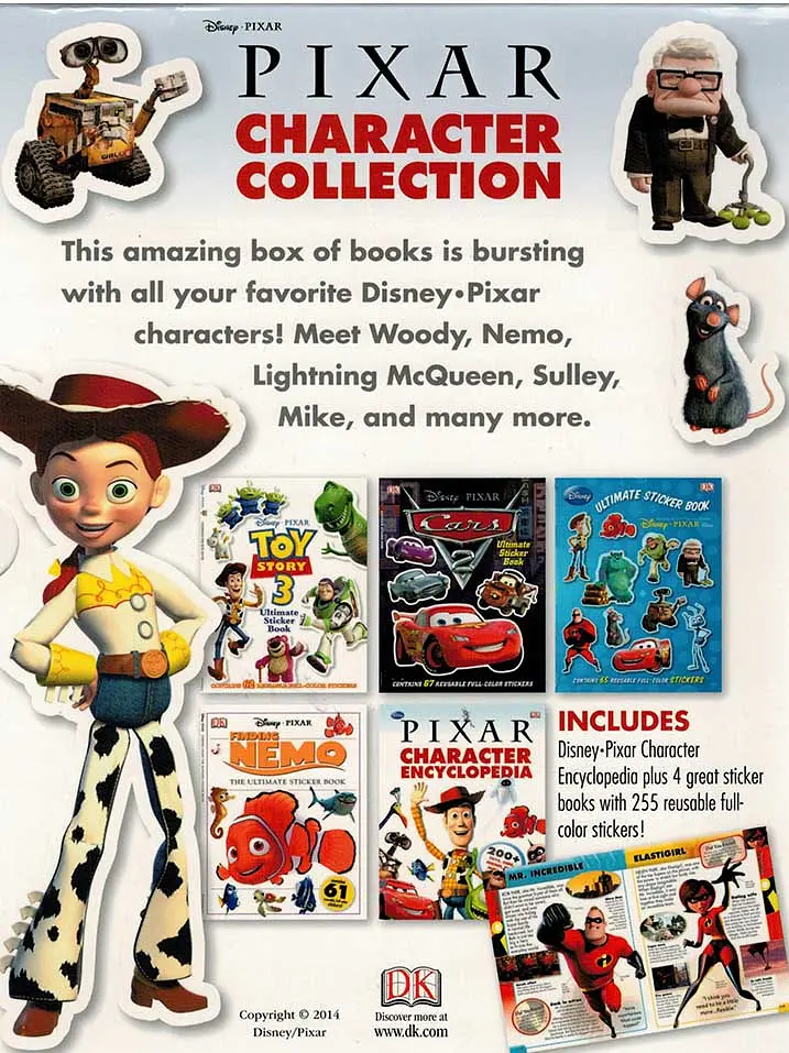 Pixar Character Encyclopaedia & Sticker Book Slipcase Set - - фото 2