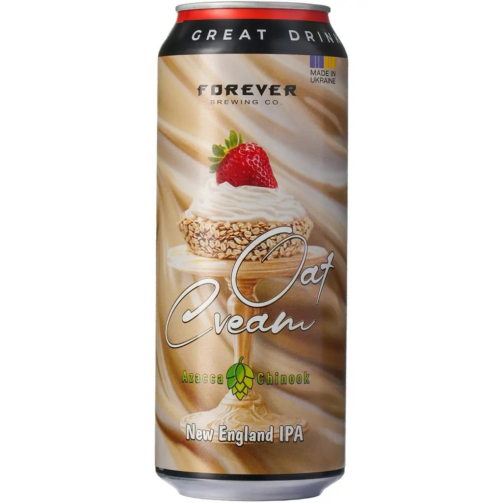 Пиво Forever Oat Cream New England IPA світле нефільтроване 6.5% 0.5 л з/б - фото 2