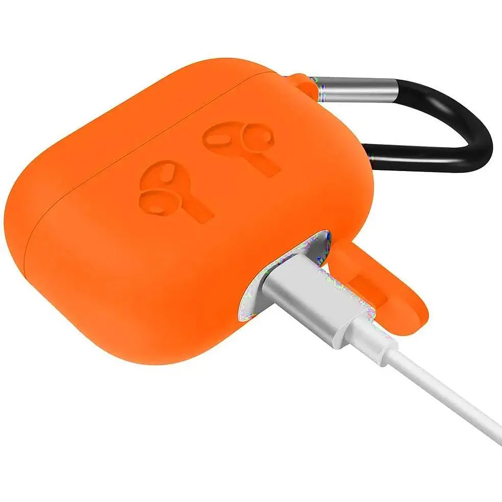 Чохол BeCover Silicon Protection для Apple AirPods Pro Orange (704500) - фото 3