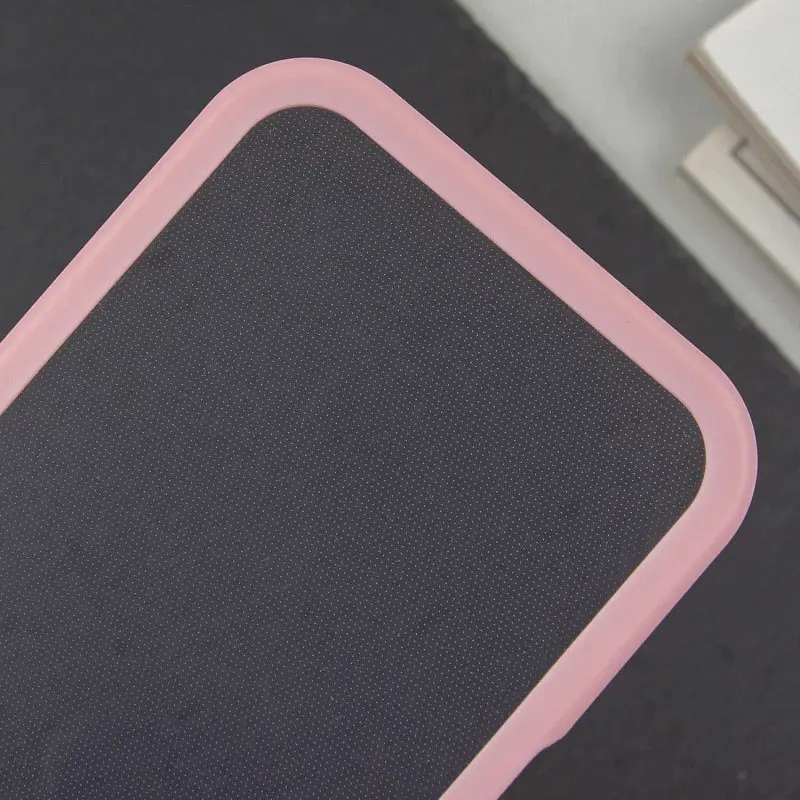 TPU чохол Transparent + Colour 1,5mm для Apple iPhone 16 (6.1) Pink - фото 6
