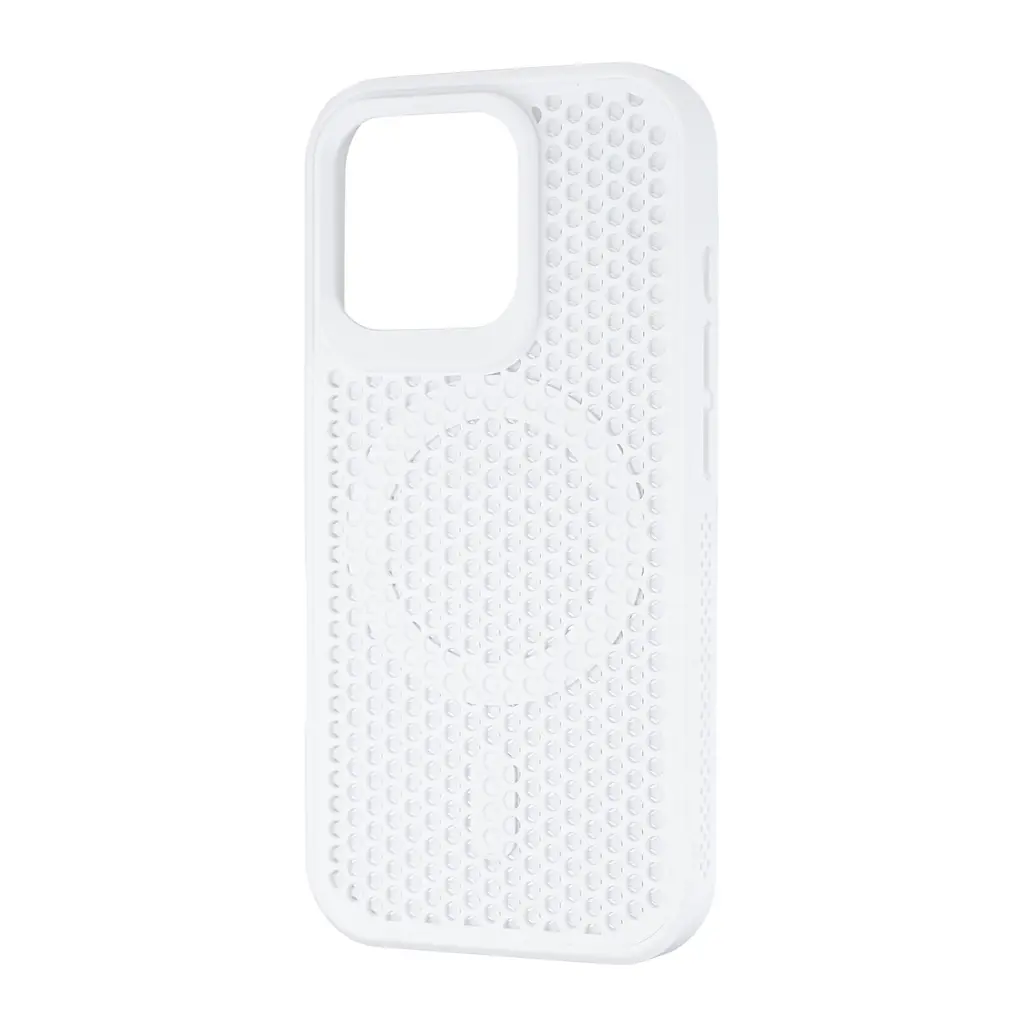 Чохол Silicone Cooling Сase with MagSafe iPhone 16 Pro White