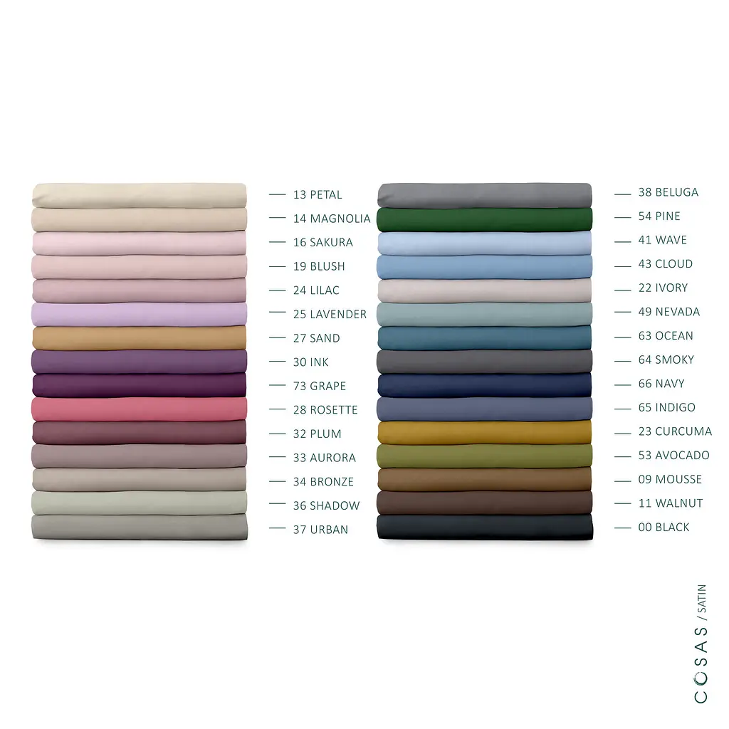 Комплект постільної білизни Cosas євро сатин з простирадлом на резинці BLUE 200 x 220 см (66Satin_Blue_El180-Blue_200) - фото 10
