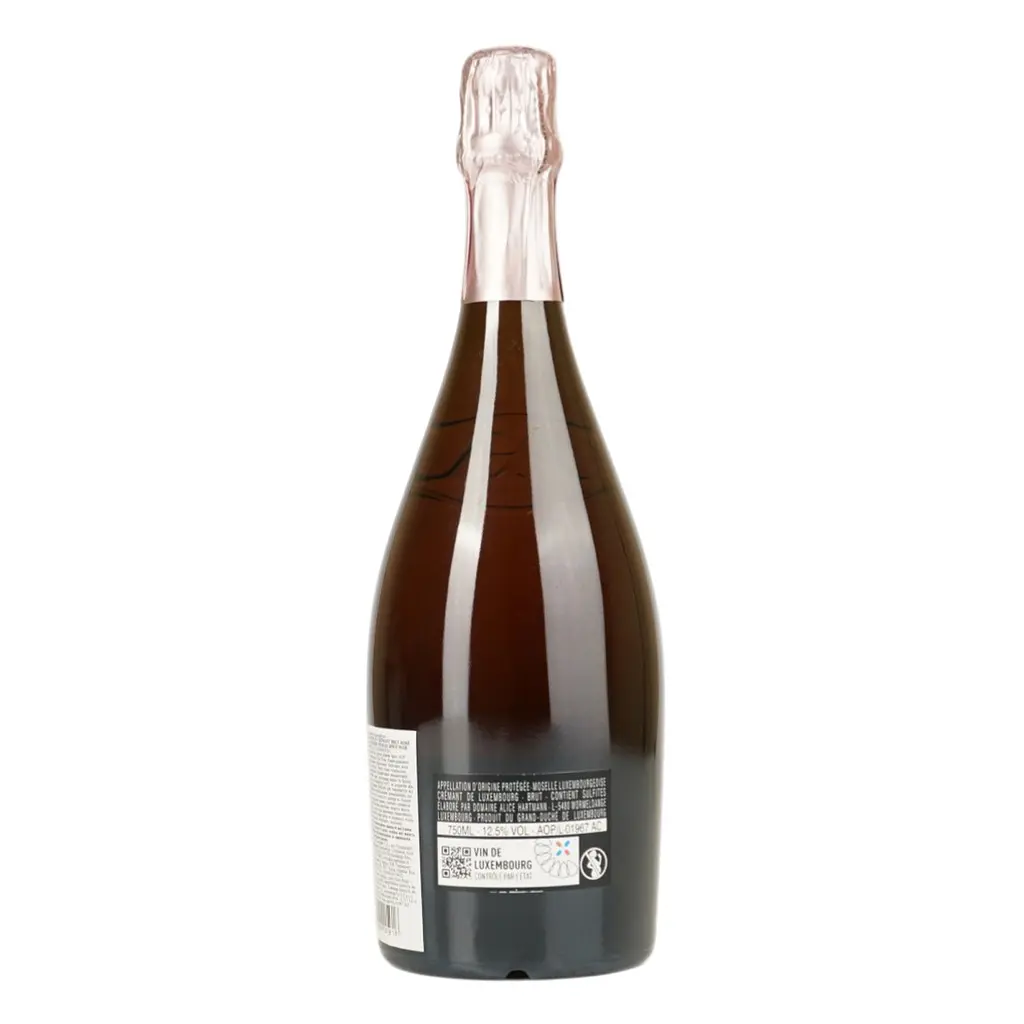 Вино игристое Люксембург Domaine Alice Hartmann Креман Брют розовое 0.75 л - фото 4