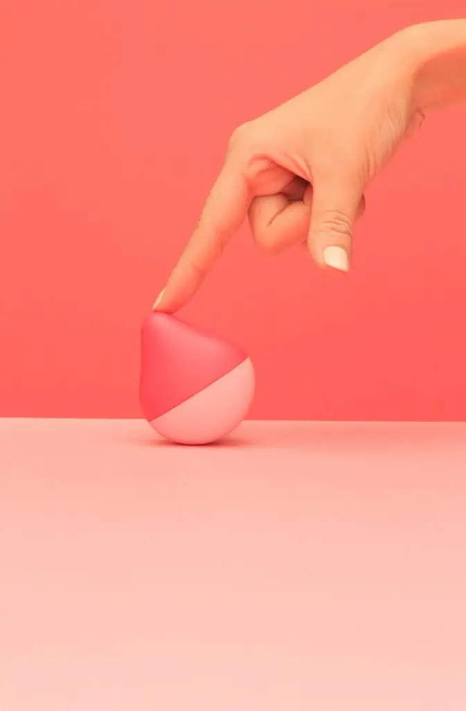 Вибратор для клитора Iroha Tenga Mini Ume-Anzu 6.1 см розовый - фото 2