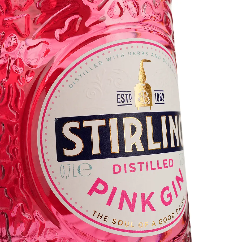 Джин Stirling Pink Gin 37.5% 0.7 л - фото 3