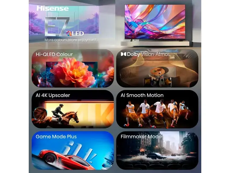Телевізор Hisense 43E7S - фото 6