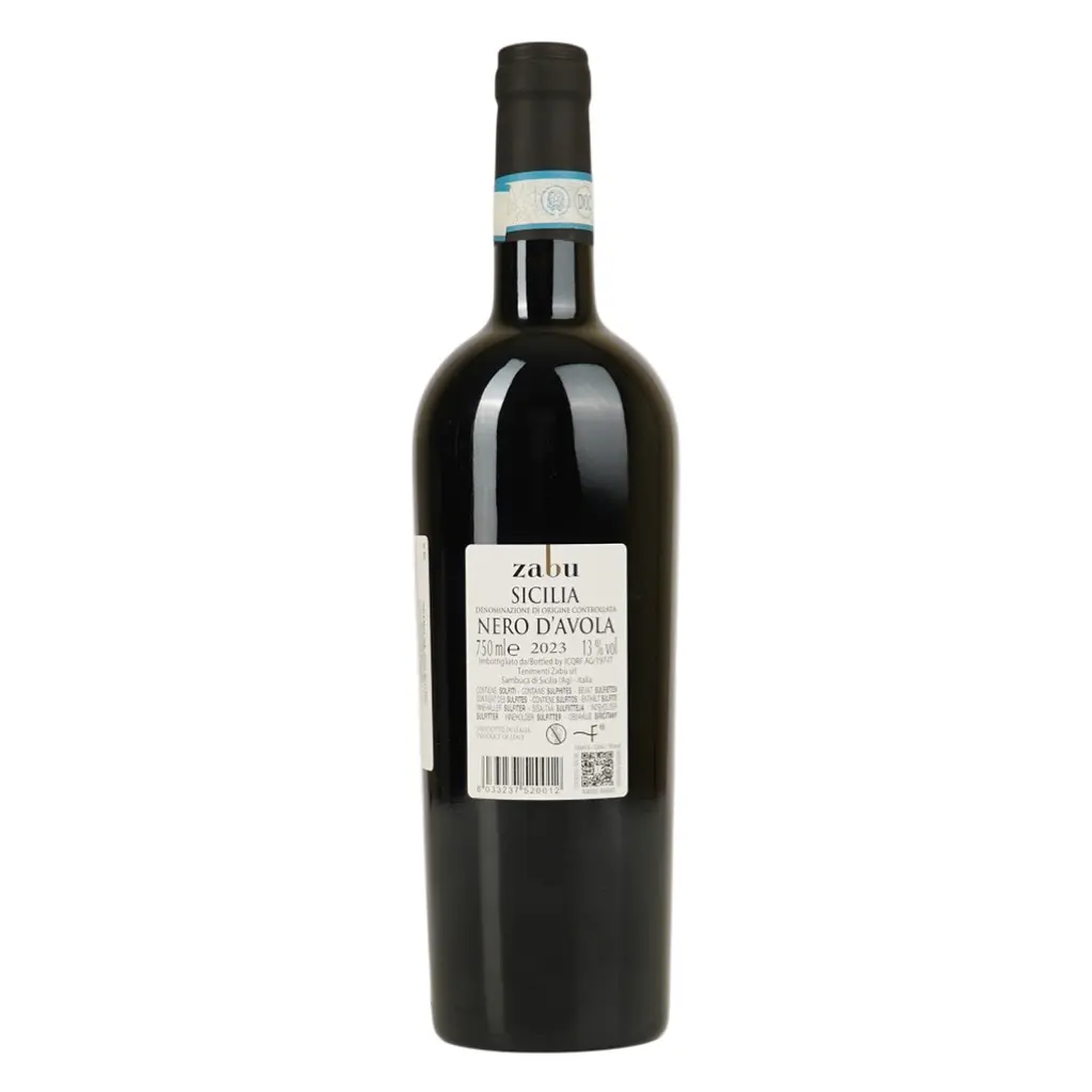 Вино Vigneti Zabu Nero d'Avola Sicilia красное сухое 13.5% 0.75 л - фото 3