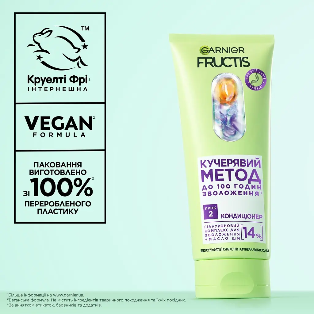 Кондиціонер для зволоження хвилястого та кучерявого волосся Garnier Fructis Curls Method №2 200 мл - фото 3