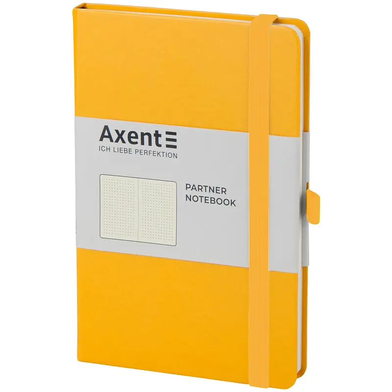 Книга записна Axent Partner A5- у крапку 96 аркушів жовта (8306-08-A) - фото 2