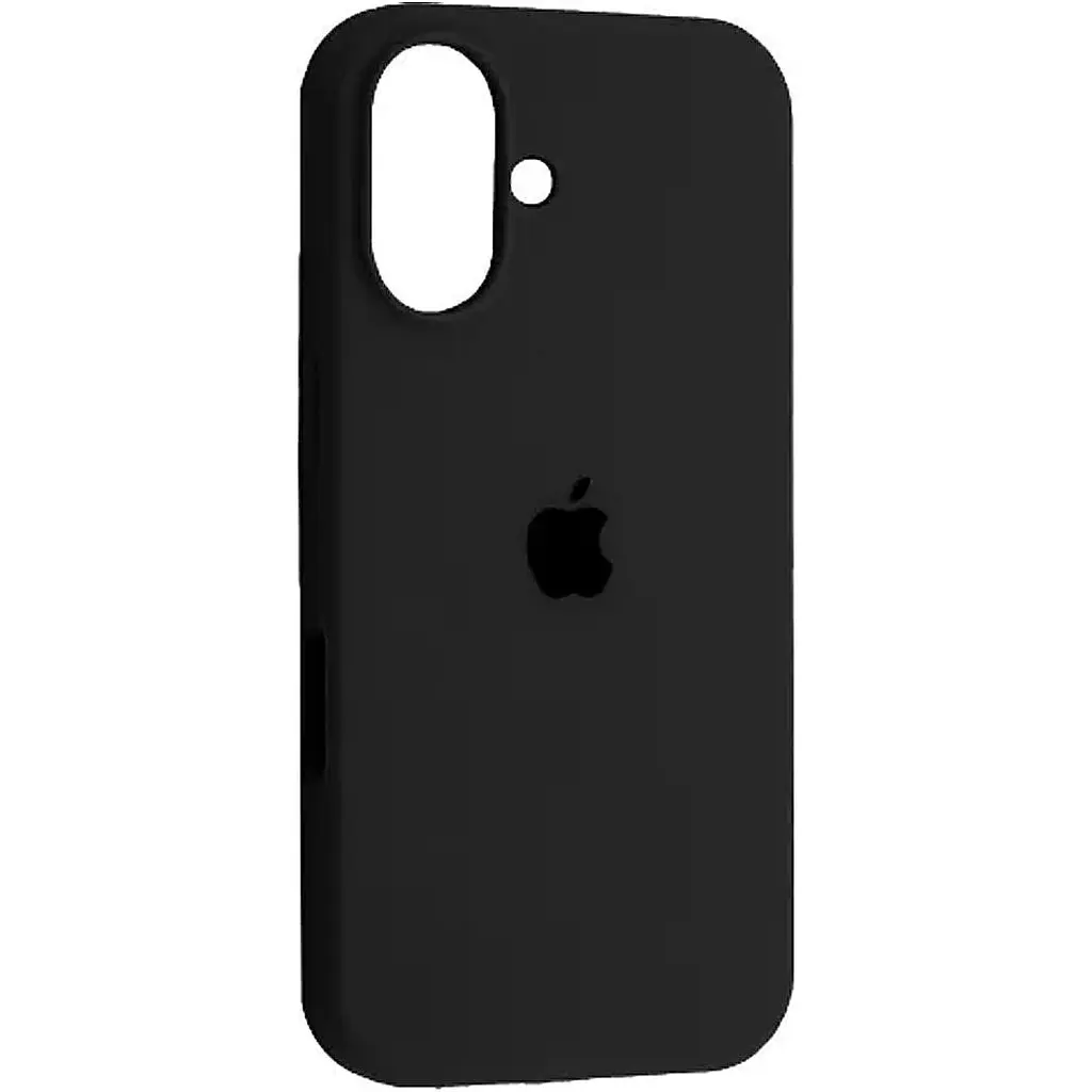 Силіконовий чохол з MagSafe для Apple iPhone 16 Plus чорний AAA [175887] - фото 3