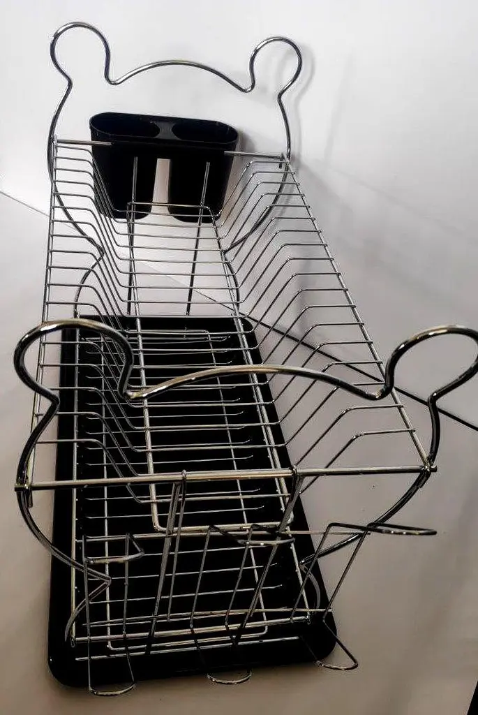 Сушіння для посуду Dish Rack WL 2606 C Silver - фото 4