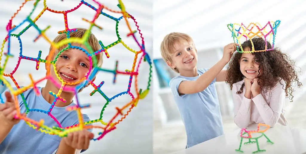 Конструктор Learning Resources Радужные зигзаги, 20 деталей (LSP8593-UK) - фото 8