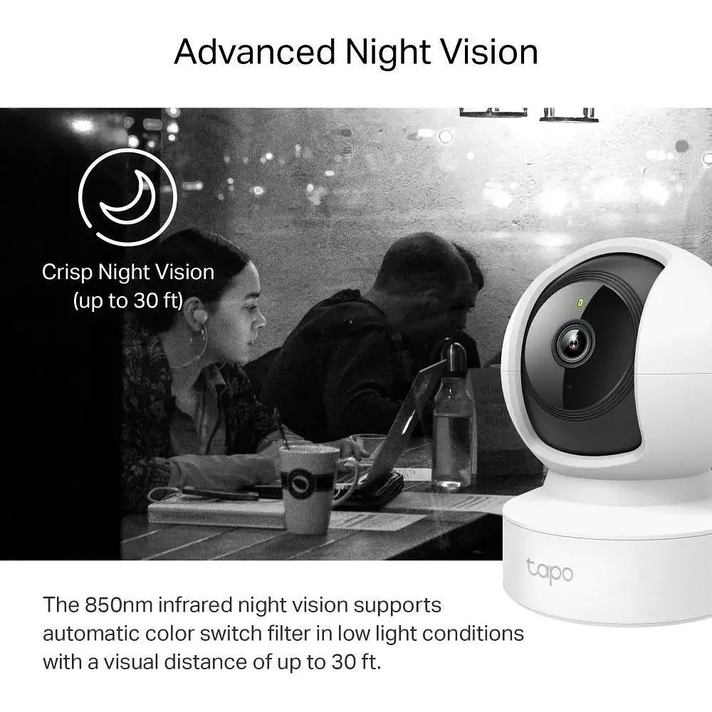 IP-камера TP-Link Tapo C212 3MP N300 microSD motion detection - фото 3