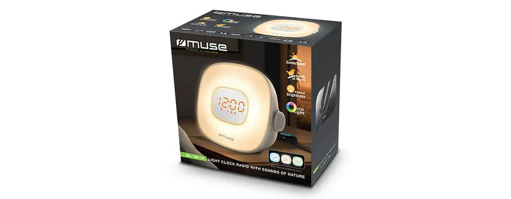 Радіо-годинник з USB білий Muse ML-198 CR - фото 8