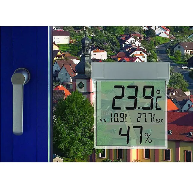 Оконный термометр с гигрометром цифровой TFA Vision 305020 - фото 2