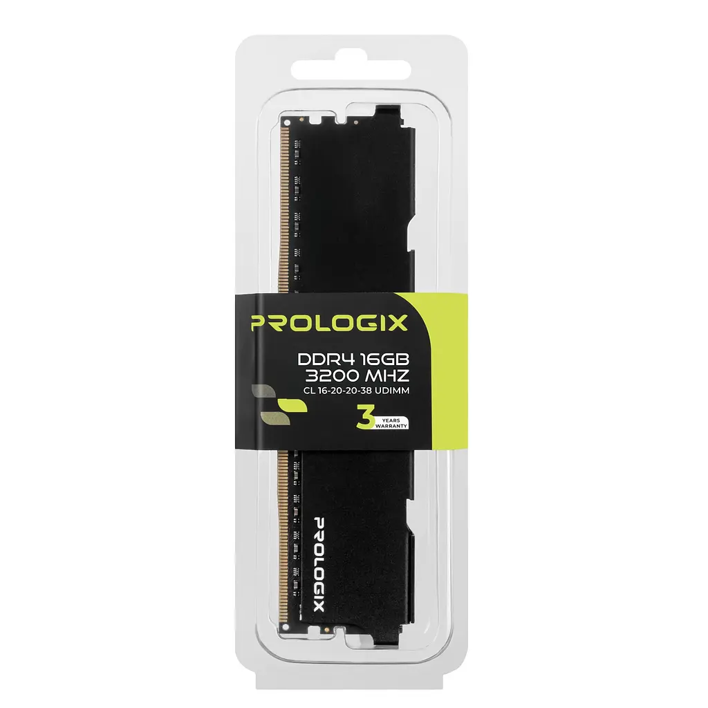 Модуль пам'яті ProLogix DDR4 16GB 3200Mhz Black (PRO16GB3200B4) - фото 5