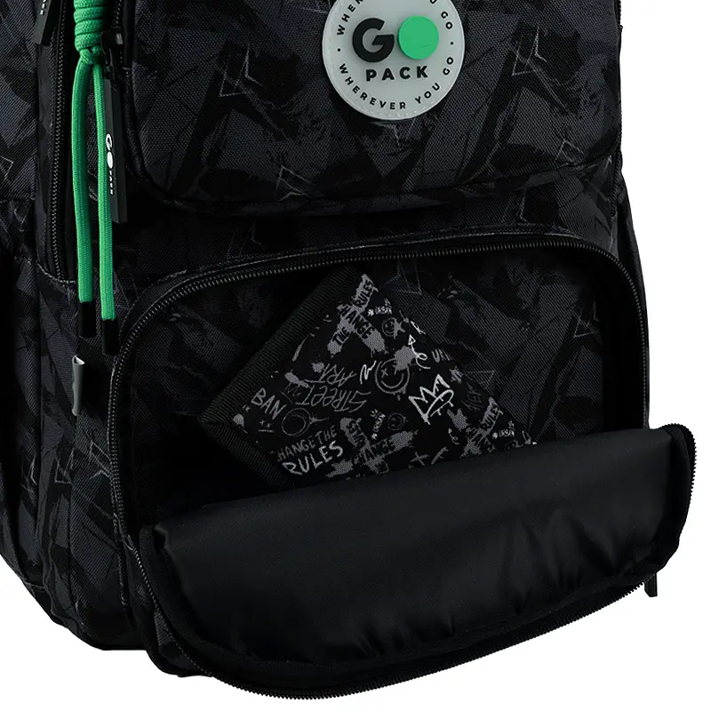 Рюкзак GoPack Education 120M-4 Unlimited Черно-серый (GO26-120M-4) - фото 10