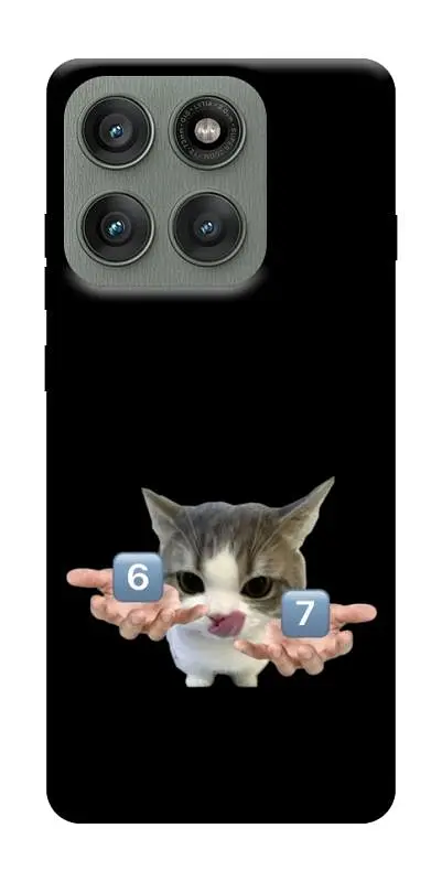 Чохол Demsky Six Seven cat для Motorola Edge 60 Pro