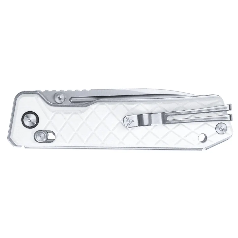 Ніж складаний туристичний SRM Rubik 7228B-GT2 (8.7 см) 14C28N / G10 білий - фото 3