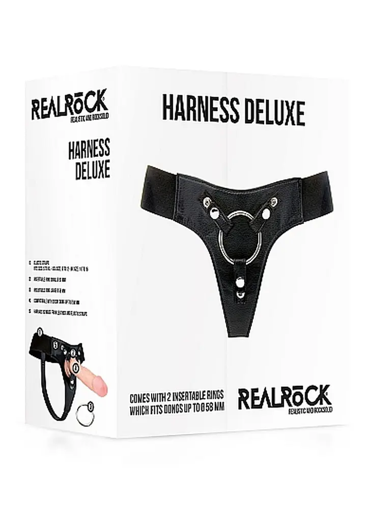 Трусики для страпону RealRock Harness Deluxe, One Size - фото 3