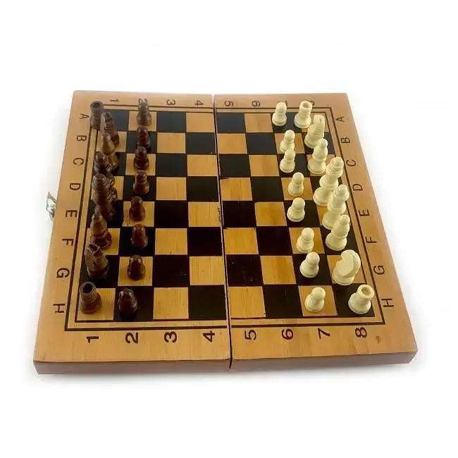 Нарды+шахматы+шашки бамбук 24х12 см - фото 3