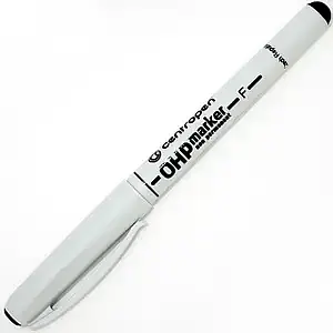 Маркер "Centropen" №2646/01 Non-Permanent OHP 0,6мм чорний(10)(200)