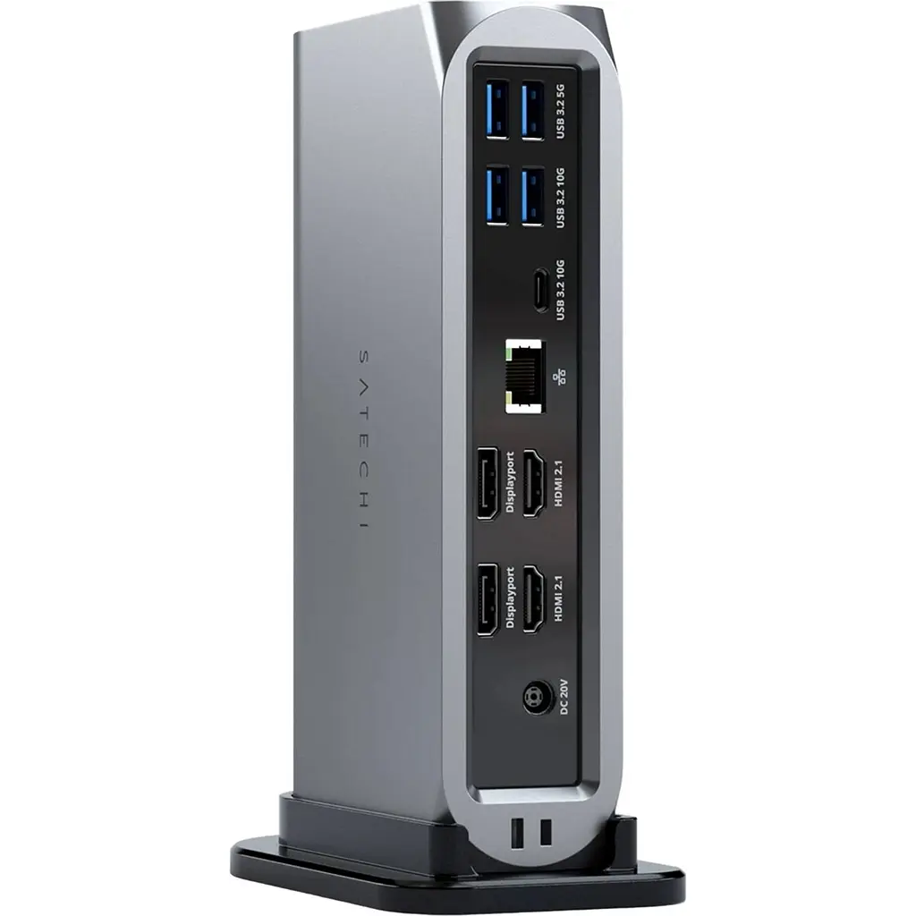 Адаптер Satechi Thunderbolt 4 Multimedia Pro Space Gray (ST-DT4PMM-EU) - фото 4