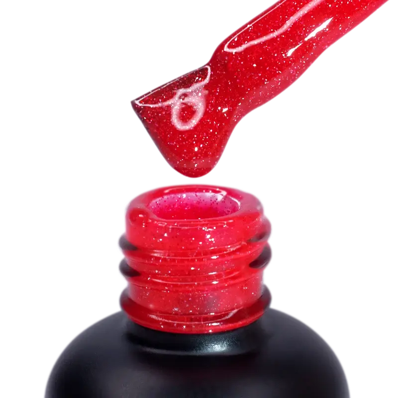 База светоотражающая сияющая PNB UV/LED Crystal Base Merlot 8 мл - фото 3