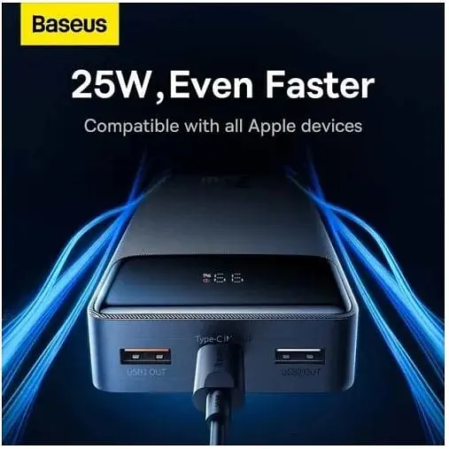 Портативная батарея Baseus Bipow Fast charge Power bank 20000mAh 25w PPBD020301 - фото 4