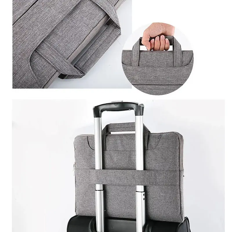Сумка для ноутбуку Denim with Straps 13/14.2'' Grey - фото 4