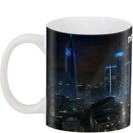Кухоль GeekLand Детройт: Стати людиною Detroit: Become Human ландшафт Детройта DB.01.009 330 мл білий - фото 3