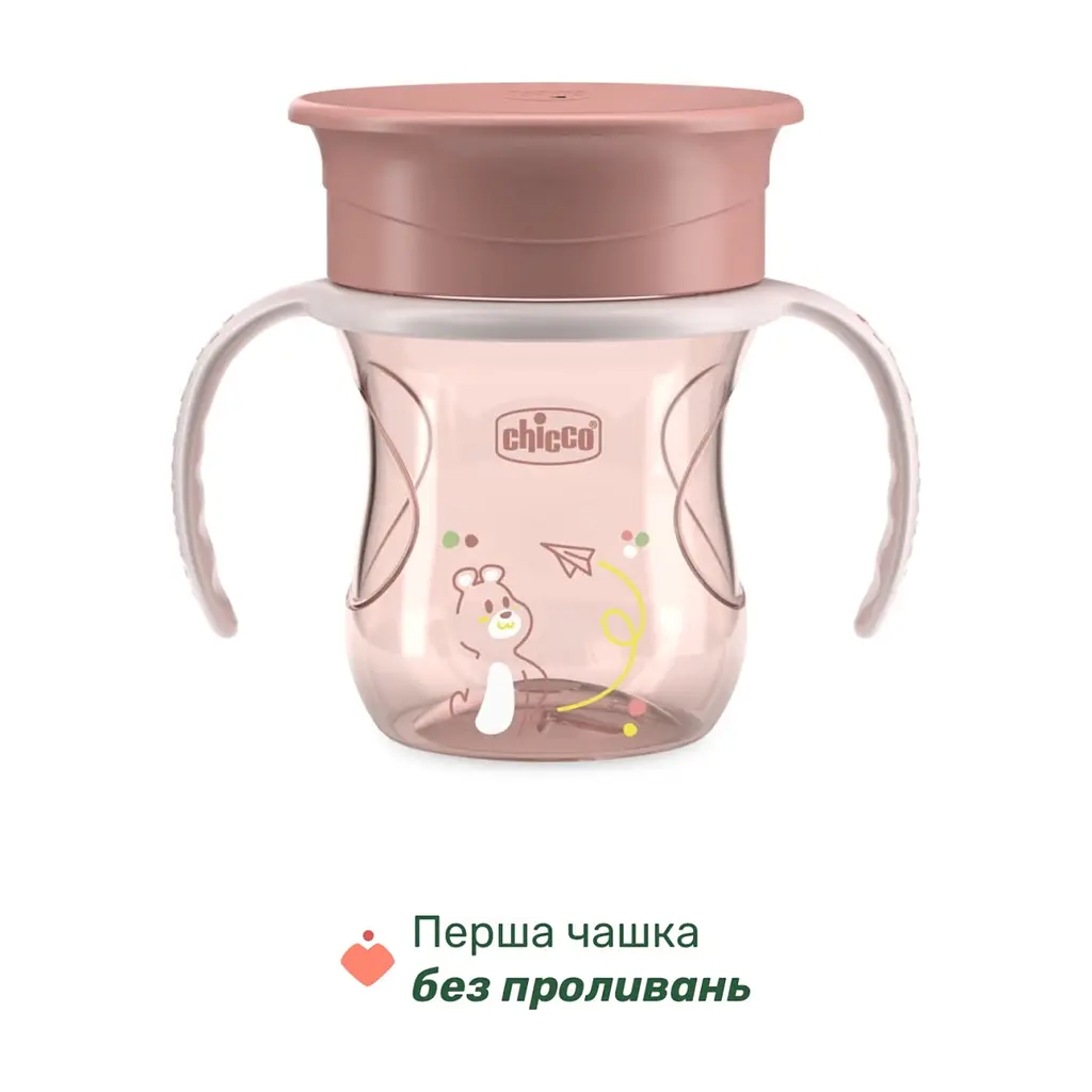 Набір дитячого посуду Chicco Set Pappa 12 міс.+ рожевий (16201.15) - фото 4