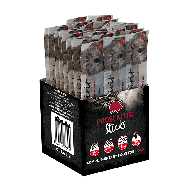 Ласощі для собак Alpha Spirit Prosciutto Sticks for Dogs з прошуто 10 г ЦІНА ЗА 1 ШТ as5101401 - фото 2