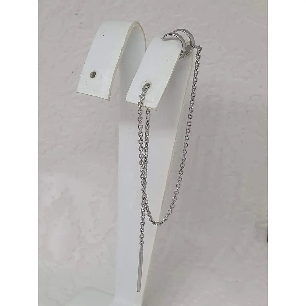 Срібна сережка-кафф Ірій на Хелікс. 4992 - фото 2