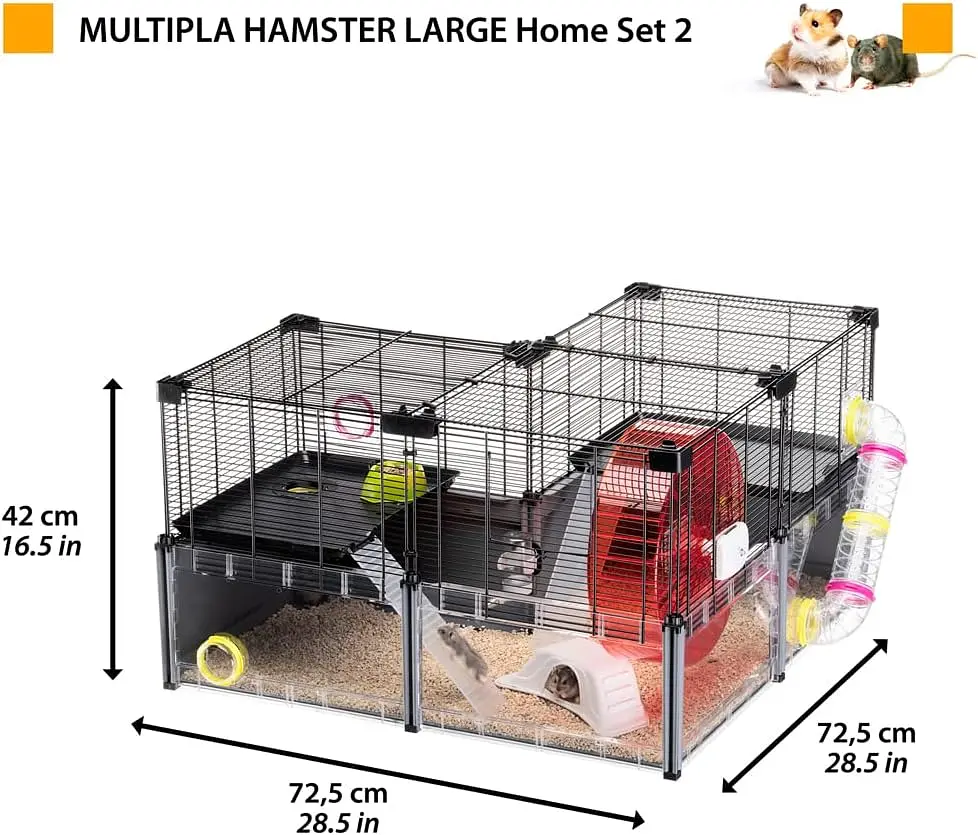 Клітка Ferplast Multipla Hamster Large для хом`яків та мишей - фото 6