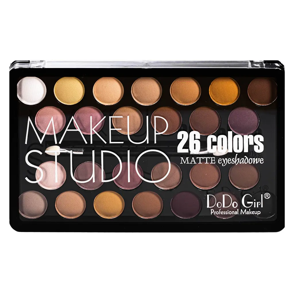 Палетка тіней для повік DoDo Eyeshadow Unique Colors перламутрові 26 відтінків D3054 В - фото 1