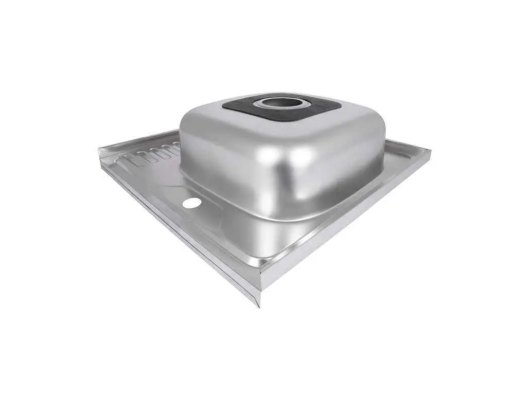 Мийка накладна Brinex 600х600х160мм 1 6060-R, Satin 0,6мм BRIN6060RSAT06 - фото 4