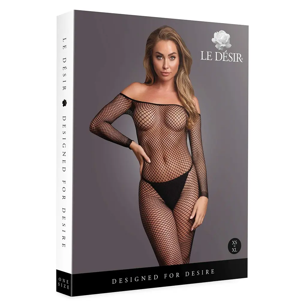Бодістокінг Le Désir With Off Shoulder Neckline, One Size (чорний) - фото 9