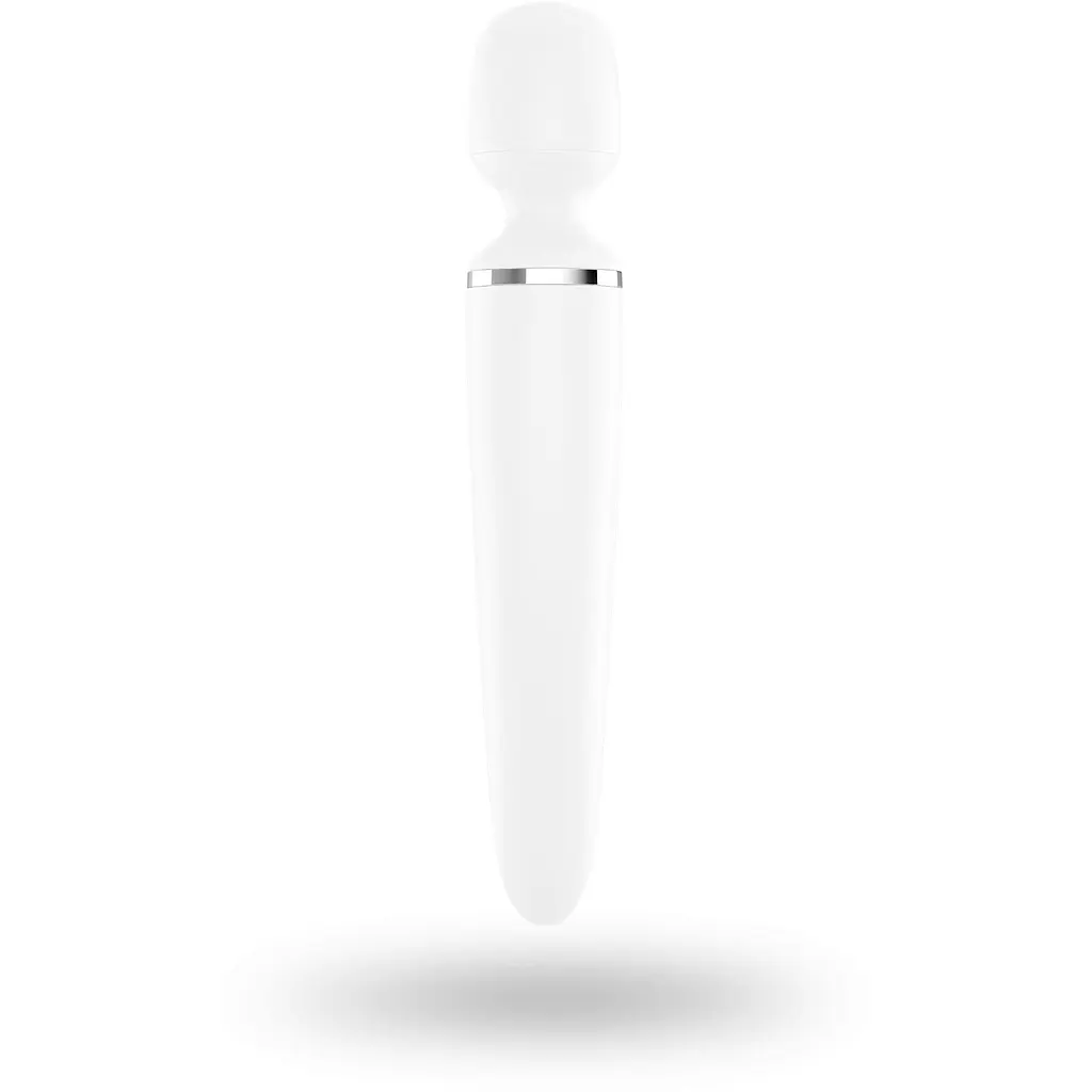 Вібромасажер Satisfyer Wand-er Woman (White/Chrome) - фото 4