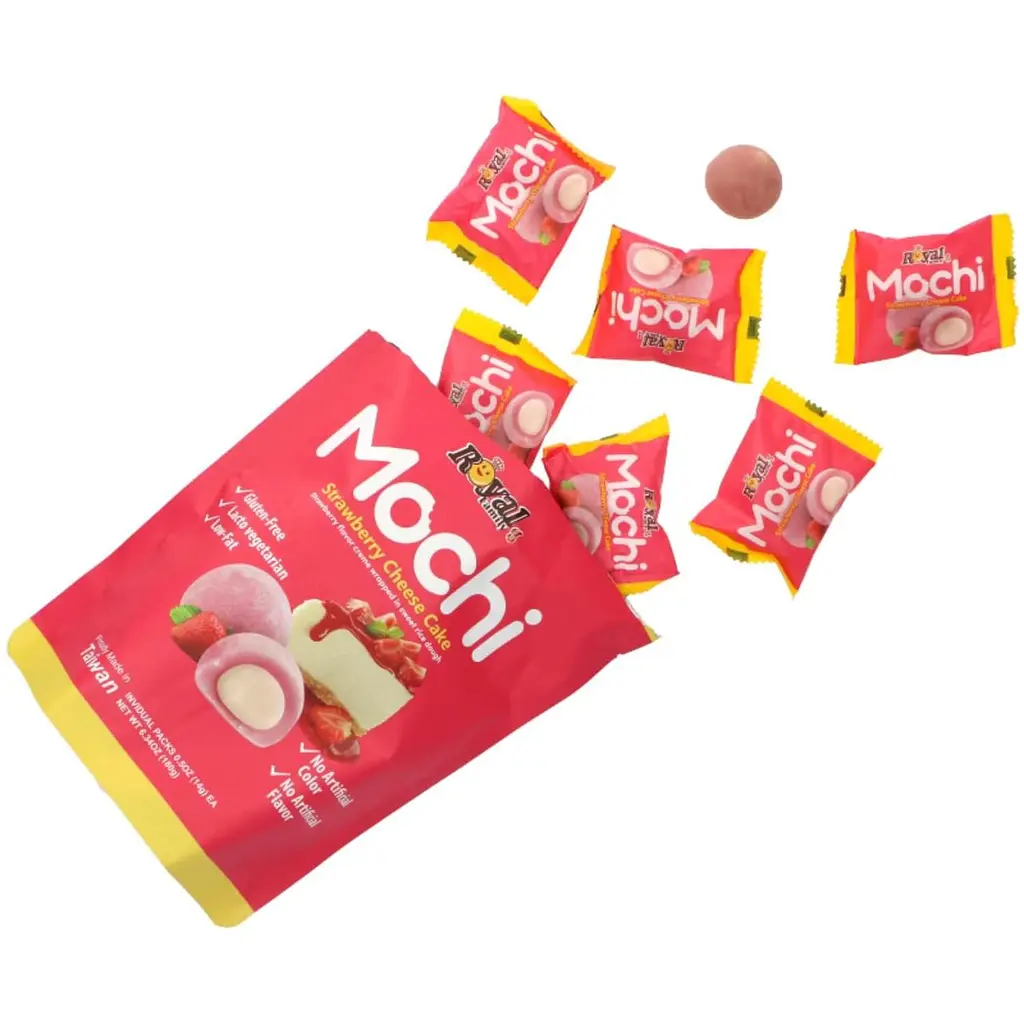 Моті Royal Family Mochi Strawberry Cheese Cake 12шт 180г - фото 5