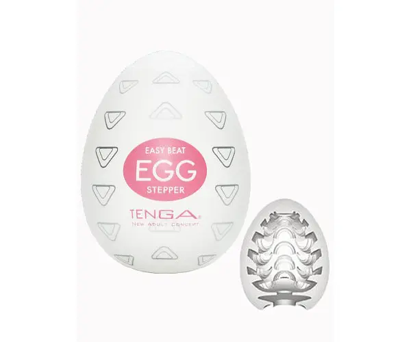 Чоловічий мастурбатор Tenga EGG Stepper яйце + лубрикант 5 мл та мішечок - фото 3